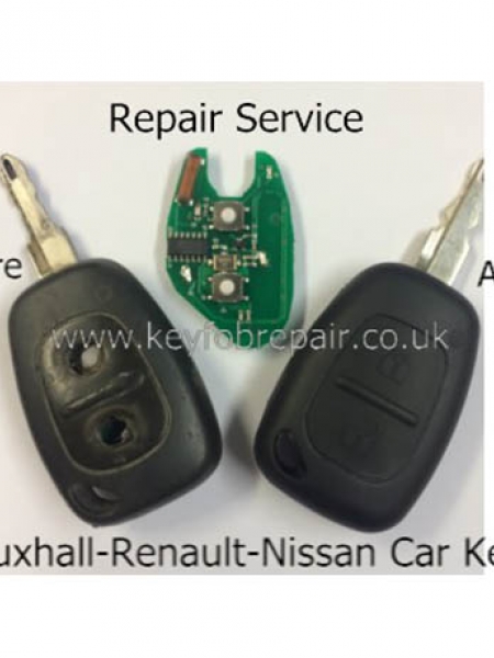 Nissan Primstar - Kubistar Etc Remote Key fob Repair Service